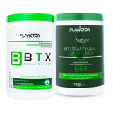 Btx Plancton Orghanic 1kg + Mascara Hidratação Quiabo 1kg