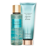 Aqua Kiss Victorias Secret Duo Original Con Bolsa De Regalo