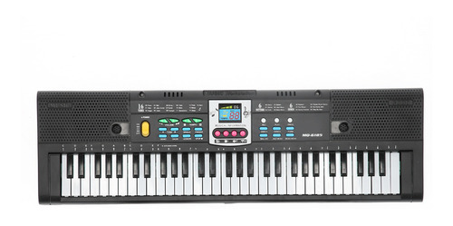 Piano Eléctrico Infantil Mini De 61 Teclas Negro