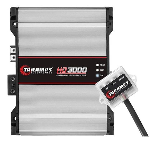 Modulo Amplificador Taramps Hd3000 4 Ohms 3000w Rms Som Car