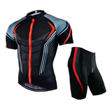 Conjunto Ropa Camisetas Ciclismo Bicicleta Para Hombre