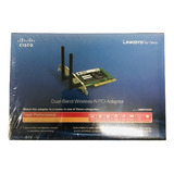 Placa De Rede Sem Fio Wireless Pci Linksys Cisco 300mbps