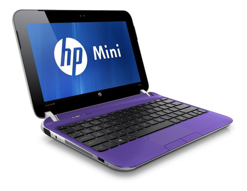 Hp 210-3017la Netbook, Intel Atom, 2gb, 500gb W7 Púrpura