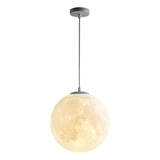 Lámpara Colgante De Estilo Moderno Con Diseño De Luna Impres