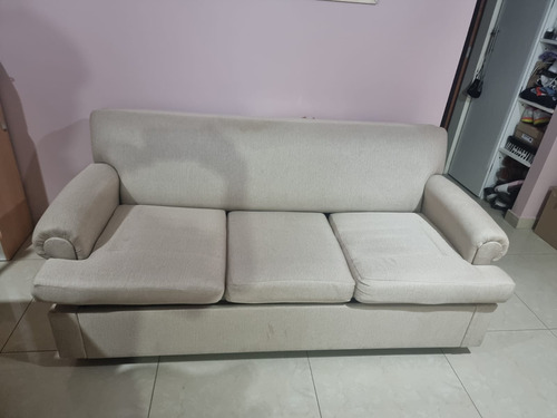 Sofa Cama 3 Cuerpos Plegable Tela Chenille Antidesgarro