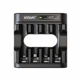 Cargador Lc4 Exclusivo Para Baterias Aaa Aa Litio 1.5v Xtar
