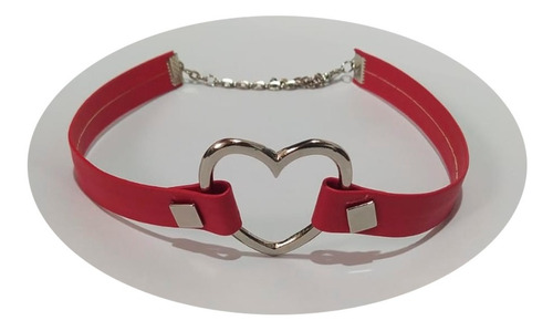 Collar Choker Gargantilla Encaje Corazón Para Mujer