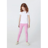 Calça Legging Hering Básica Infantil Menina Tradicional Rosa