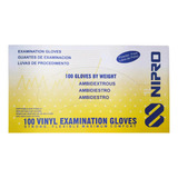 Guantes De Vinilo Caja 100 Unidades Desechables