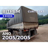 Bitrem 9 Eixos 3x3 Curto Randon 2005/2005 Graneleiro = Guerr