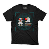 Playera Gatos Samurai Speedy Ceviche Pizza Yattaro Playeer