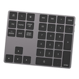 Teclado Numérico Inalámbrico Con Función Hub Negro