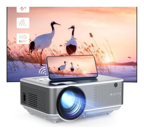 Proyector Giaomar, Nativo 1080p Full Hd, Compatible Con 4k, 