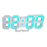 Reloj Digital, Color Azul Blanco Rojo Temperatura Alarma2310