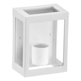 Arandela Luminaria Parede Colonial Vintage Externo Interno Cor Branco 110v/220v