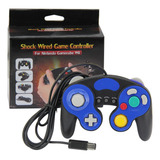 Controle Para Game Cube Turbo Nintendo Wii/u Switch Preto