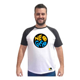 Camiseta Camisa Raglan Neo Geo Pronta Entrega  