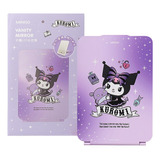 Espejo Led Para Maquillaje Sanrio Kuromi, Regalo De Tocador