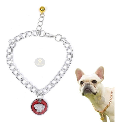 Collar Para Mascotas Cadena Rockstar Perro, Gato / Codystore