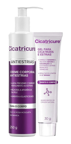 Kit Para Cicatrizes E Estrias Cicatricure Antimarcas