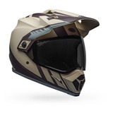 Capacete Bell Mx-9 Adventure Dash Areia Marrom Cinza Fosco Cor Bege Tamanho Do Capacete Xl/gg (61/62)