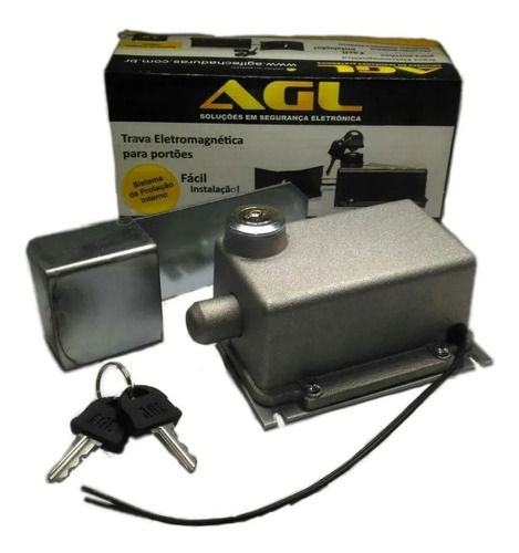 Trava Eletrica Para Portao Eletronico Automatizador Agl 110v