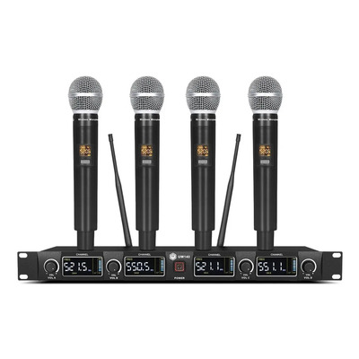 Micrófono Inalámbrico UHF 4 Canales WinMix UW140 Con Receptor Metal 80m | Meses sin interés