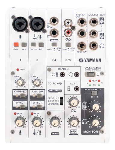 Console Yamaha Ag06 De Mistura 110v/220v