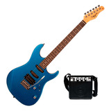 Pack Guitarra Electrica Y Mini Amplificador Tagima Tg510 Mbl