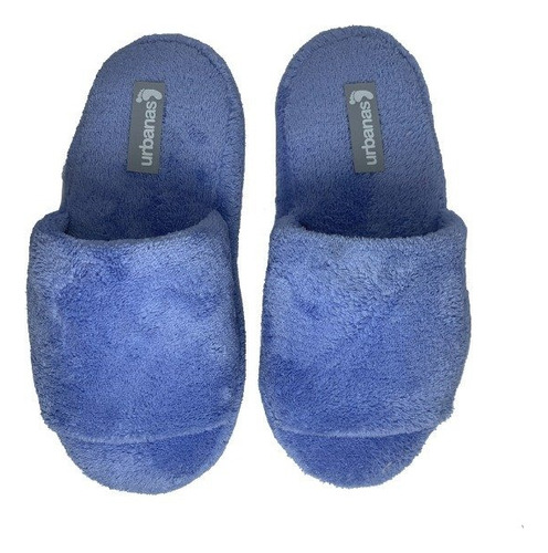 Pantuflones Abiertos/ Soft Azul Urbanas