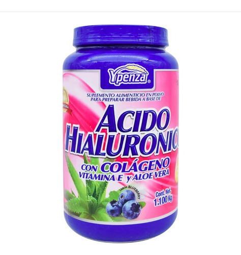 Acido Hialuronico Con Colageno Vit E Y Aloe Vera 1100 G