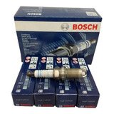 Juego De Bujias Bosch Golf 4 1.6 8v 3 Electrodos Flr7htc+