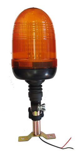 Baliza John Deere Desmontable 80 Led Ambar 12-24v + Soporte