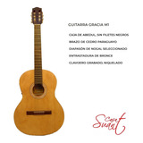 Guitarra Clasica Gracia M1 Eq 7545t + Funda, Soporte, Capo