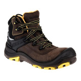 Bota Industrial Goodyear 3160 Cafe 828104 Con Casquillo Cbo