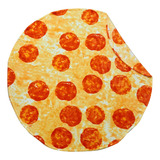 Manta De Pizza Con Patrn De Doble Cara, Manta De Comida Rea
