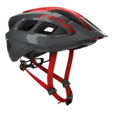 Casco Ciclismo Mtb Scott Helmet Supra Grey/red
