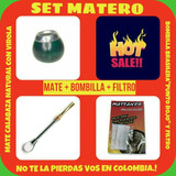 Promo!mate Calabaza Natural+bombilla Pu - Kg a $798