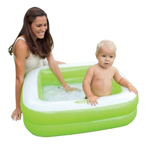 Piscina Banheira Infantil Inflável Fundo Inflável 57l