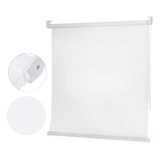 Cortinas Negra Modelo Roller 100cm*200cm Color Blanco