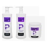 Color Age Kit Keratina Color Shampoo + Acond. + Másc. 1000ml