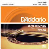 Cuerdas Guitarra Acústica En Acero Daddario Bronze Ez900