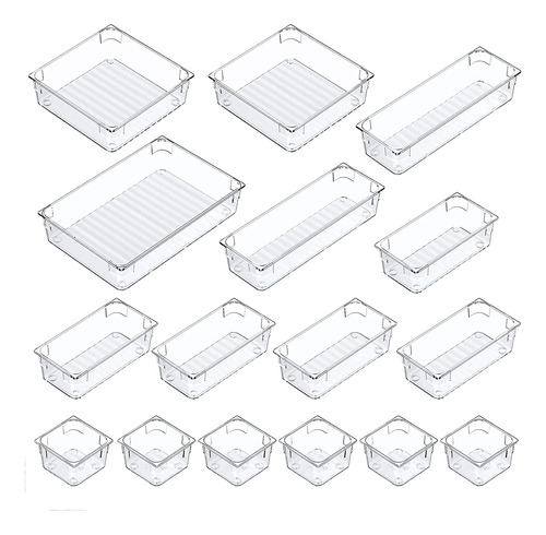 Anna Tosani Juego De 16 Contenedores Organizadores De Cajone