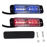 Codigo Estrobo 12 Leds Rojo Y Azul 60w Patrulla Utv Rzr X3