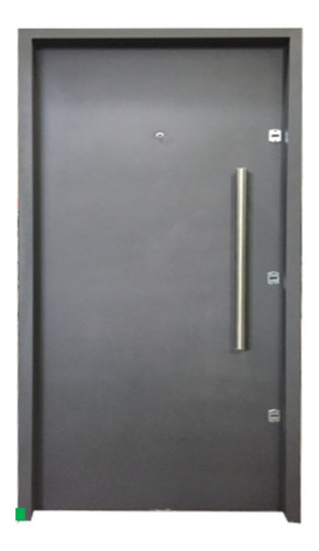 Puerta Seguridad Inyectada Chapa 18 3 Cerradura 90 X200 