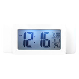 Reloj Despertador Led Con Sensor De Temperatura Blanco