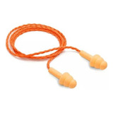 Tapón Protector Auditivo 3m Ultrafit Endoaural C/cordón 28db Color Naranja