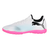 Zapato Baby Fútbol Puma Future 7 Play Tt Hombre Blanco/negro