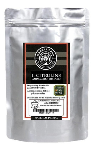 L-citrulina 100% Pura X250g (1/2 Libra E - g a $252