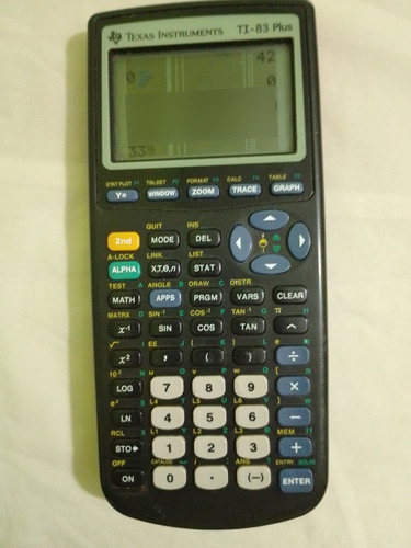 Calculadora Gráfica Texas Instruments Ti 83 (leia Descrição)